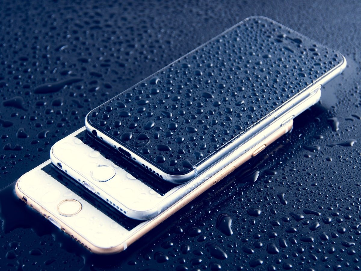 Smartphone tombé dans l